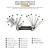 RIDERACE Instrument multifuncțional pentru despărțitor de lanț pentru bicicletă Multifuncțional pentru MTB Mountain Road Bicicle