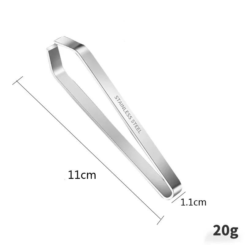 2 bucăți pensete pentru oase de pește, pensete plate și înclinate din oțel inoxidabil Instrument de îndepărtare a cleștilor (4,6