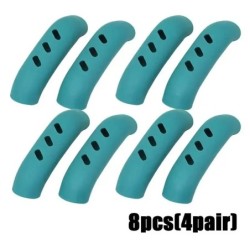 Capac pentru mâner tigaie din silicon 2/8 buc. Capace termoizolante pentru oală Clip pentru ureche, cuptor anti-alunecare, caser