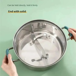 Capac pentru mâner tigaie din silicon 2/8 buc. Capace termoizolante pentru oală Clip pentru ureche, cuptor anti-alunecare, caser