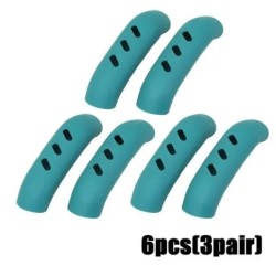 Capac pentru mâner tigaie din silicon 2/8 buc. Capace termoizolante pentru oală Clip pentru ureche, cuptor anti-alunecare, caser