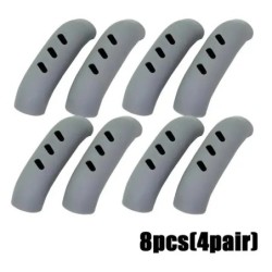 Capac pentru mâner tigaie din silicon 2/8 buc. Capace termoizolante pentru oală Clip pentru ureche, cuptor anti-alunecare, caser