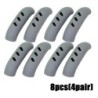 Capac pentru mâner tigaie din silicon 2/8 buc. Capace termoizolante pentru oală Clip pentru ureche, cuptor anti-alunecare, caser