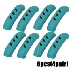 Capac pentru mâner tigaie din silicon 2/8 buc. Capace termoizolante pentru oală Clip pentru ureche, cuptor anti-alunecare, caser