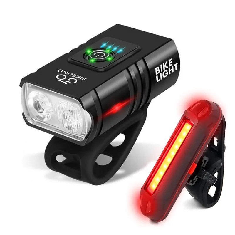 Lampă pentru bicicletă T6 LED frontală, reîncărcabilă prin USB MTB, lampă pentru bicicletă de munte, 1000LM, far pentru biciclet