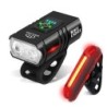 Lampă pentru bicicletă T6 LED frontală, reîncărcabilă prin USB MTB, lampă pentru bicicletă de munte, 1000LM, far pentru biciclet