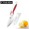 Cuțite din ceramică Cuțite de bucătărie 3 4 5 6 inch Cuțit de bucătar Set de bucătar + decojie lamă din zirconiu alb Mâner multi