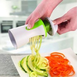 Dispozitiv de feliat în spirală pentru legume cu lame portabile Dispozitiv de tăiat în spirală pentru tăiat dovlecei Paste pentr