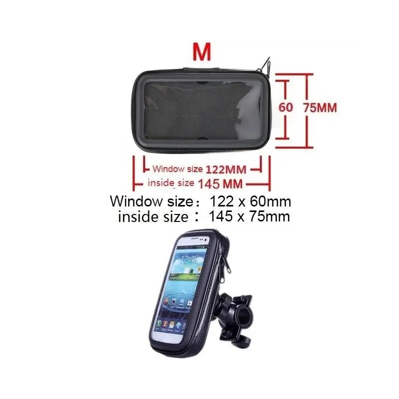 Suport pentru telefon cu motor pentru biciclete Geanta telefon impermeabil Husa pentru motociclete Ghidon pentru biciclete Telef