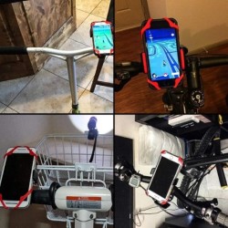 Bandă de cauciuc de securitate anti-alunecare Cureaua de înlocuire din silicon pentru suport pentru telefonul mobil pe bicicletă