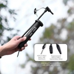 WEST BIKING MTB Pompă de bicicletă 80 PSI Pompă de aer manuală pentru biciclete Balon pentru umflare anvelope Valvă Schrader Pom