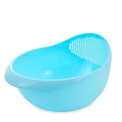 1 buc sită de orez strecurătoare din plastic coș de scurgere de bucătărie bol de orez sită de spălat pentru fructe și legume coș