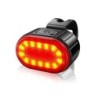 Faro spate pentru ciclism Faruri Lumini pentru biciclete Lumină de avertizare pentru siguranța bicicletei LED USB Reîncărcabil I