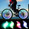 Lumină cu spițe colorate pentru roată de bicicletă Impermeabil MTB Balanță Lumină pentru bicicletă LED Anvelopă Lumini bliț Lamp