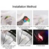 Lumină cu spițe colorate pentru roată de bicicletă Impermeabil MTB Balanță Lumină pentru bicicletă LED Anvelopă Lumini bliț Lamp