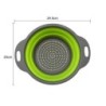 1/2 buc din silicon rotund pliabil pentru legume, fructe, coș de scurgere, strecurătoare, strecurătoare pliabilă, instrument de 