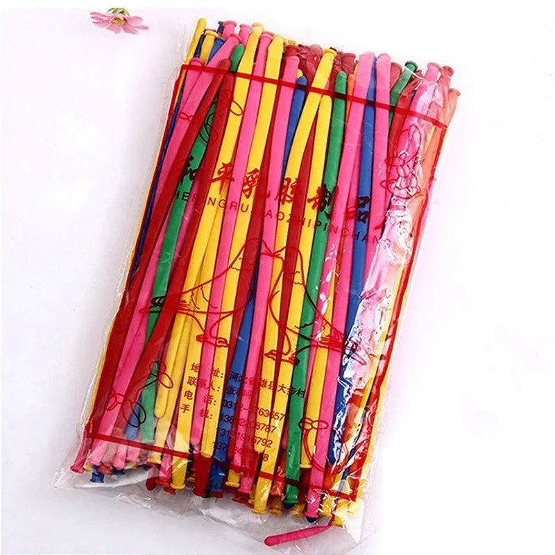 200 buc/lot Baloane lungi din latex Baloane spirale Baloane magice cu aer balon pentru modelare decorare petrecere de nuntă