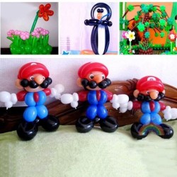 200 buc/lot Baloane lungi din latex Baloane spirale Baloane magice cu aer balon pentru modelare decorare petrecere de nuntă