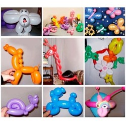 200 buc/lot Baloane lungi din latex Baloane spirale Baloane magice cu aer balon pentru modelare decorare petrecere de nuntă