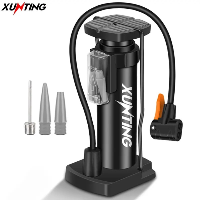 Xunting 140PSI Pompă de înaltă presiune pentru bicicletă AV FV Gonflator portabil de aer pentru picior Bicicletă MTB Pompă pentr Xunting 140PSI Pompă de înaltă presiune pentru bicicletă AV FV Gonflator portabil de aer pentru picior Bicicletă MTB Pompă pentr