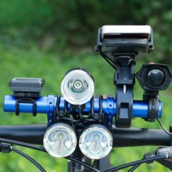 Suport extins pentru ghidon de bicicletă 10/20/30cm Suport pentru faruri MTB Bar extins pentru ghidon de drum pentru bicicletă d