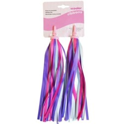 Ghidon de bicicletă 2/4 bucăți, copii, fete, băieți, trotinete pentru ciclism, streamers colorate, panglică, decorare, accesorii