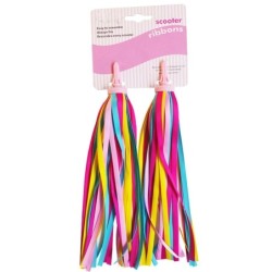 Ghidon de bicicletă 2/4 bucăți, copii, fete, băieți, trotinete pentru ciclism, streamers colorate, panglică, decorare, accesorii