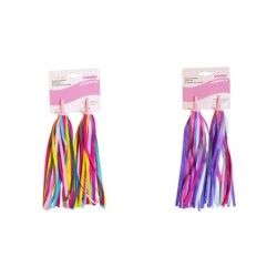 Ghidon de bicicletă 2/4 bucăți, copii, fete, băieți, trotinete pentru ciclism, streamers colorate, panglică, decorare, accesorii