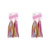 Ghidon de bicicletă 2/4 bucăți, copii, fete, băieți, trotinete pentru ciclism, streamers colorate, panglică, decorare, accesorii
