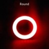 Lampă spate pentru bicicletă Multi moduri de iluminare LED reîncărcabilă prin USB Lampă pentru bicicletă Flash Tail pentru tija 