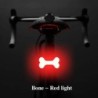 Lampă spate pentru bicicletă Multi moduri de iluminare LED reîncărcabilă prin USB Lampă pentru bicicletă Flash Tail pentru tija 