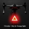 Lampă spate pentru bicicletă Multi moduri de iluminare LED reîncărcabilă prin USB Lampă pentru bicicletă Flash Tail pentru tija 