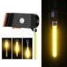Lampă spate pentru bicicletă Multi moduri de iluminare LED reîncărcabilă prin USB Lampă pentru bicicletă Flash Tail pentru tija 