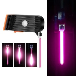 Lampă spate pentru bicicletă Multi moduri de iluminare LED reîncărcabilă prin USB Lampă pentru bicicletă Flash Tail pentru tija 