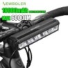 NEWBOLER Lampă pentru bicicletă față 10000mAh Lampă pentru bicicletă 6000 lumen Lanternă rezistentă la apă Încărcare USB MTB Acc