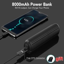NEWBOLER Lumină pentru bicicletă față 6000 lumen Lampă pentru bicicletă 8000 mAh Lanternă rezistentă la apă Încărcare USB MTB Ac
