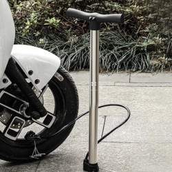 Pompă de podea pentru biciclete Xunting MAX 130PSI, umflator puternic și ergonomic pentru biciclete de șosea și MTB - Compatibil