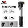 WEST BIKING Mini pompă portabilă pentru bicicletă Pompă de aer manuală pentru ciclism Gonflator pentru anvelope Schrader Valve P