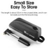 WEST BIKING Mini pompă portabilă pentru bicicletă Pompă de aer manuală pentru ciclism Gonflator pentru anvelope Schrader Valve P