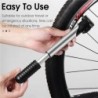 WEST BIKING Mini pompă portabilă pentru bicicletă Pompă de aer manuală pentru ciclism Gonflator pentru anvelope Schrader Valve P