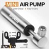 Pompă portabilă de buzunar pentru bicicletă 120 PSI de înaltă presiune, mini pompă pentru biciclete se potrivește cu valva Prest