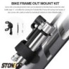 Pompă portabilă de buzunar pentru bicicletă 120 PSI de înaltă presiune, mini pompă pentru biciclete se potrivește cu valva Prest