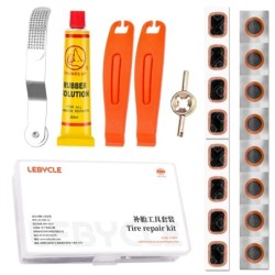 Lebycle Bikecycle Set de instrumente pentru anvelope pentru camerele interioare Kit de scule portabile pentru repararea perforaț