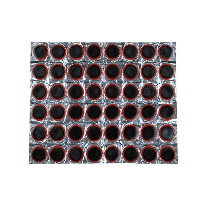 48 buc. Patch-uri de cauciuc pentru perforarea anvelopelor de biciclete Kit de reparare a tuburilor de anvelope pentru cicluri f