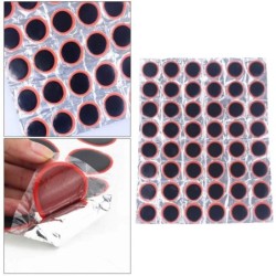 48 buc. Patch-uri de cauciuc pentru perforarea anvelopelor de biciclete Kit de reparare a tuburilor de anvelope pentru cicluri f