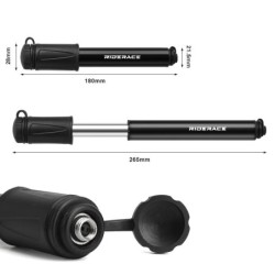 Pompă pentru bicicletă Mini portabilă pentru ciclism Pompă manuală de aer cu bile de înaltă presiune Munte MTB Rutier Umflator a