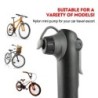 Pompă portabilă pentru bicicletă Mini indicator de presiune a aerului Pompă pentru bicicletă de munte Supapă AV/FV în aer liber 
