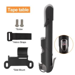 Pompă portabilă pentru bicicletă Mini indicator de presiune a aerului Pompă pentru bicicletă de munte Supapă AV/FV în aer liber 