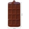 2 Dimensiuni Silicon Mucegai Vafe Ciocolata Mold Fondant Patiserie Candy Bar Formă Cake Mode Decorare Bucătărie Accesorii de coa