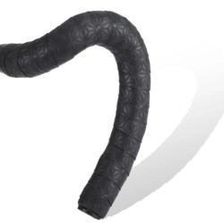 1 pereche bandă anti-alunecare pentru ghidon pentru bicicletă de șosea Bandă pentru mâner cu șoc din PU cu dopuri pentru capătul